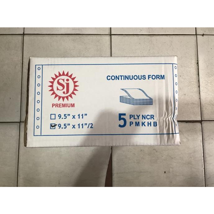 

Kertas Continuous Form SJ 9.5 x 11 / 9.5 x 11.2 5 ply Star Seller Termurah