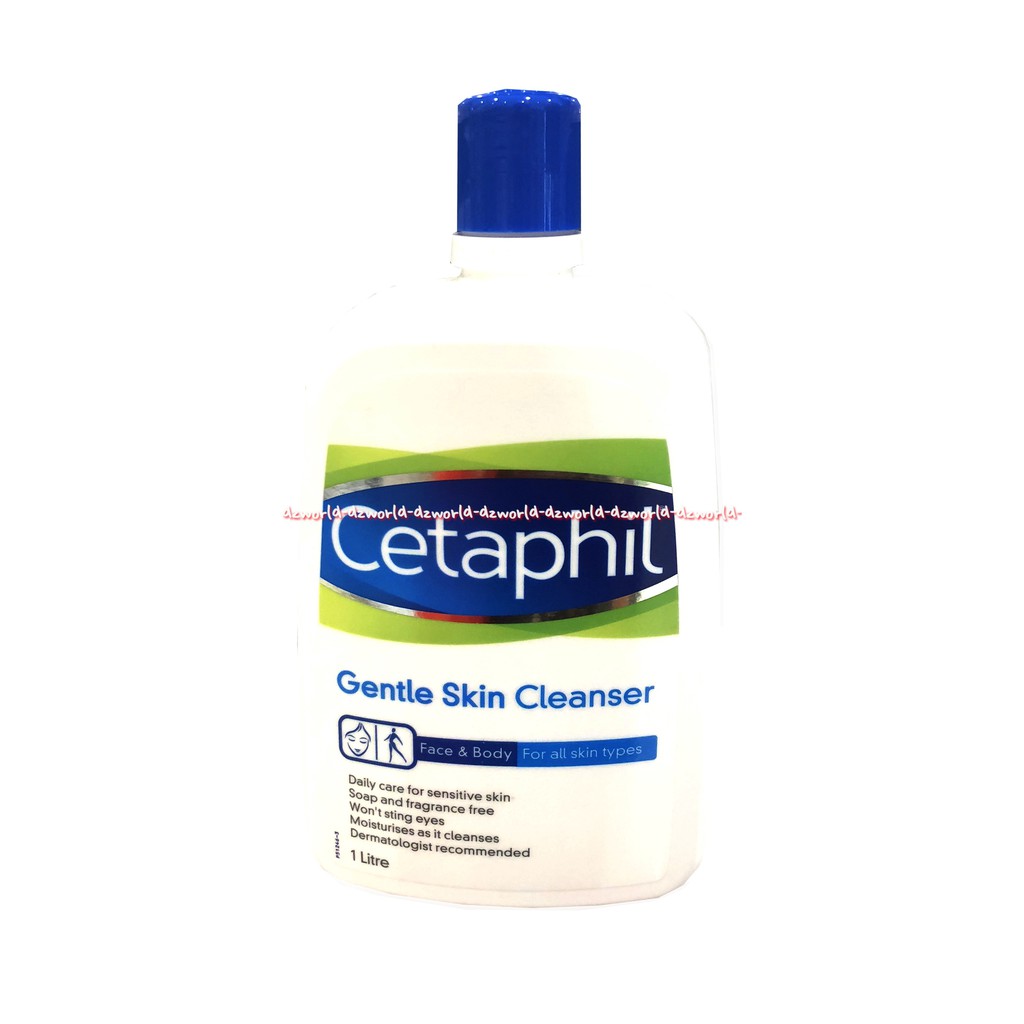 Cetaphil Gentle Skin Cleanser 1000ml Face &amp; Body For All Skin Type Cetapil Sabun Muka Sabun Badan Sabun Cair 1 Litter