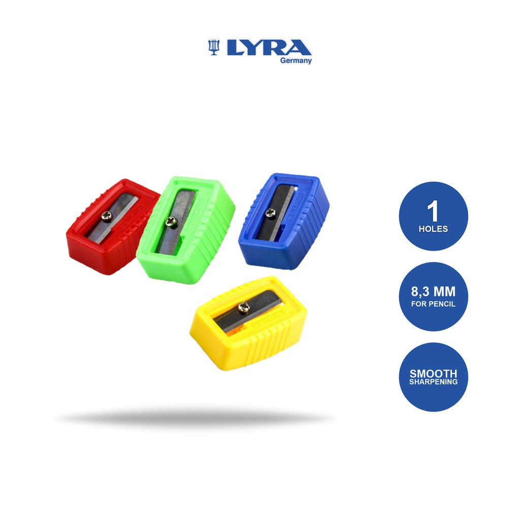 

Lyra Sharpener Rautan Pensil Serutan Kecil