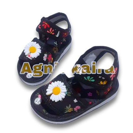 Sandal Bayi Citcit Model Selop Gunung Motif Bunga Terbaru