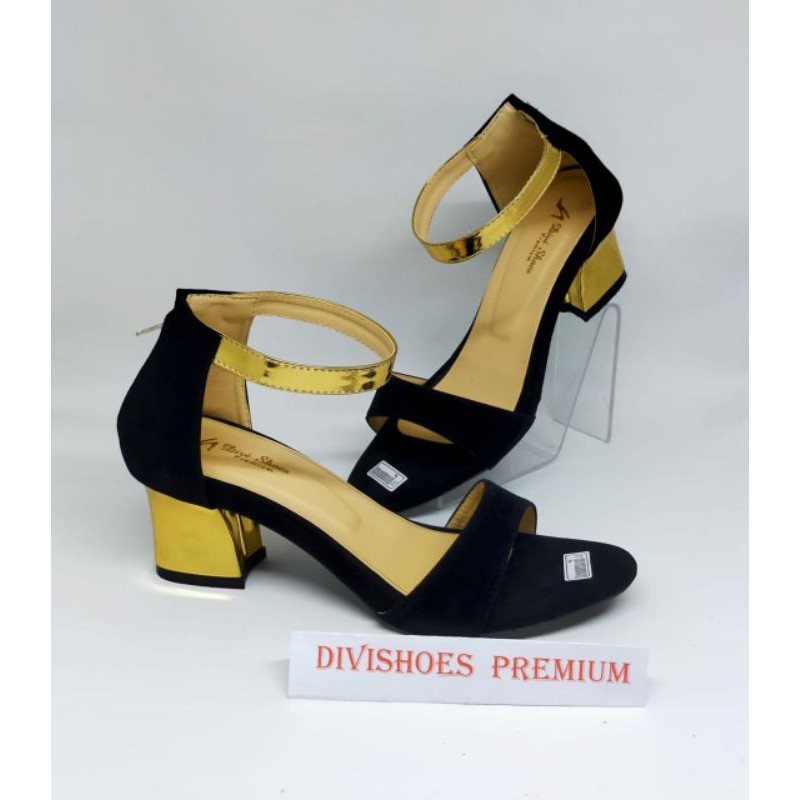 (COD) FOTO+VIDEO ASLI PRODUK DIVISHOES HEEL CANTIK PD130