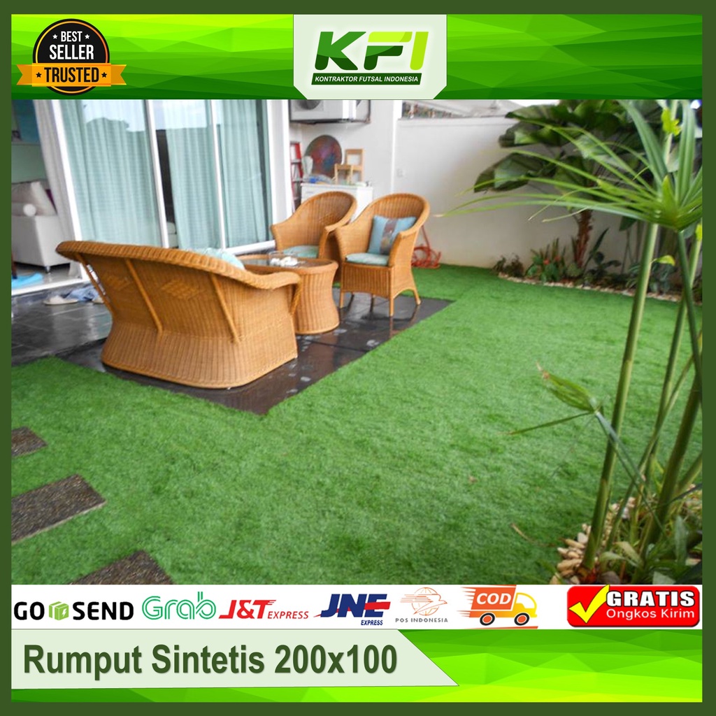 Rumput Sintetis Outdoor Meteran Rumput Sintetis Swiss 200x100 Rumput Sintetis Meteran 2cm Rumput