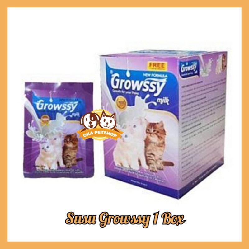 Susu Kucing Growssy 1Box (10pcs) / Susu Untuk Kucing