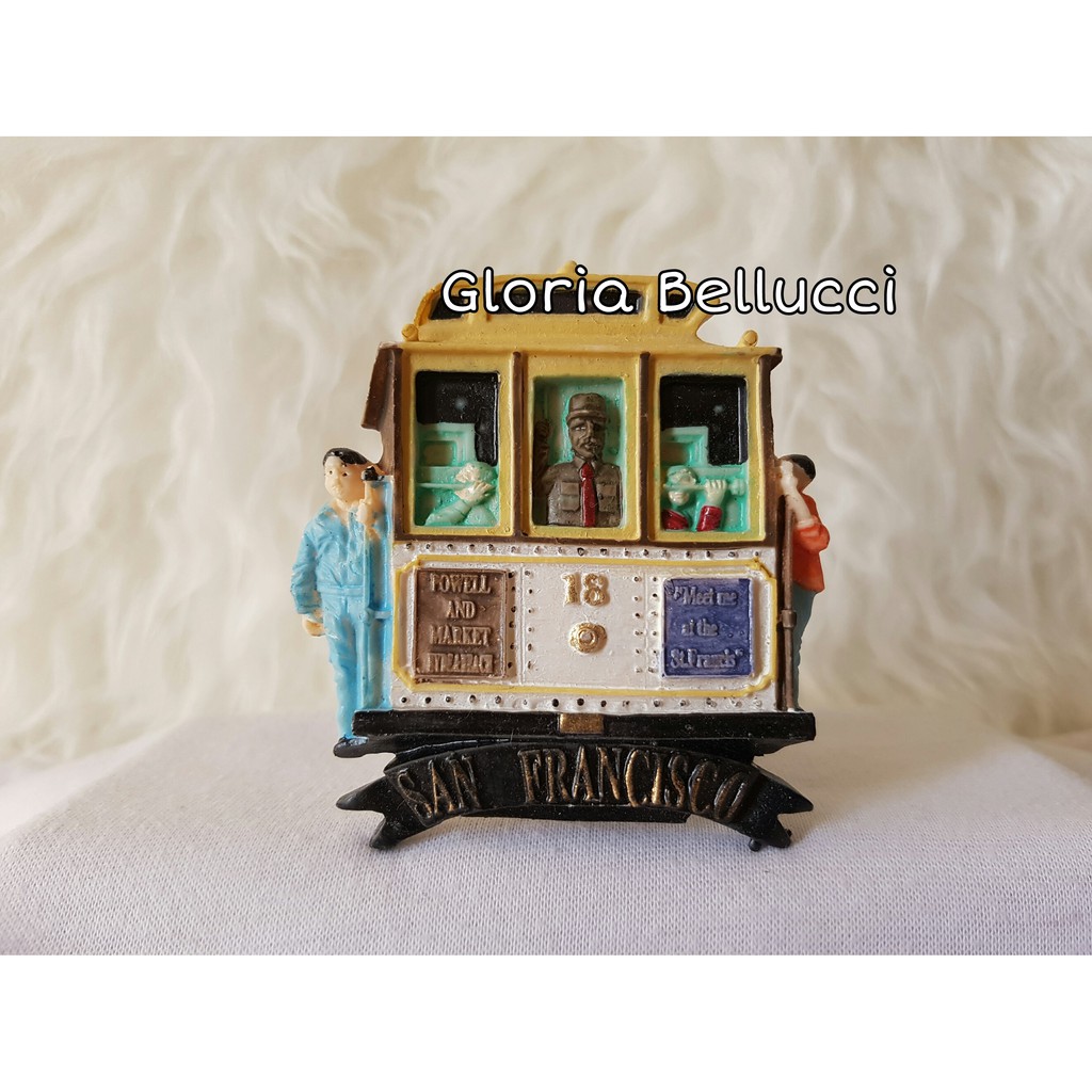 SOUVENIR OLEH OLEH TEMPELAN MAGNET KULKAS NEGARA SANFRANCISCO NEWYORK