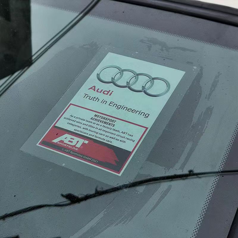 Stiker Kaca Depan Elektrostatis Untuk Mobil AUDI A3 A4 A6 Q3 Q4 Q5 TT