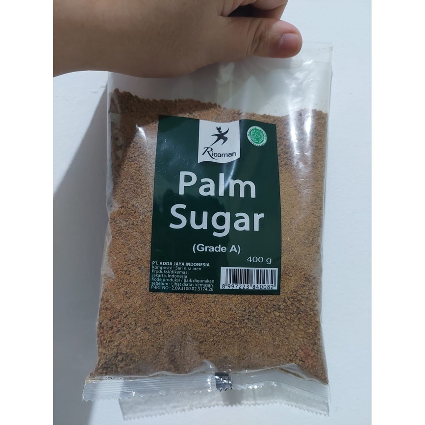 

[oddsolshop] pekanbaru/Ricoman Gula Aren 400Gr Grade A Palm Sugar Bahan Kue Baking Mix Minuman