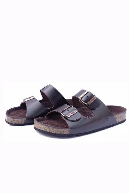 Sandal kulit pria dodoni L328 NL328 / LZ328 sandal dodoni sandal slip on casual pria