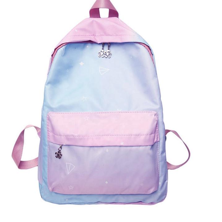 12.12 Promo Brand⛄ Waterproof Tas Ombre pastel anti air  cocok untuk sekolah anak musim hujan RANSE