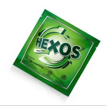 

Hexos Rasa Mint / Permen Hexos pelega tenggorokan 4'S