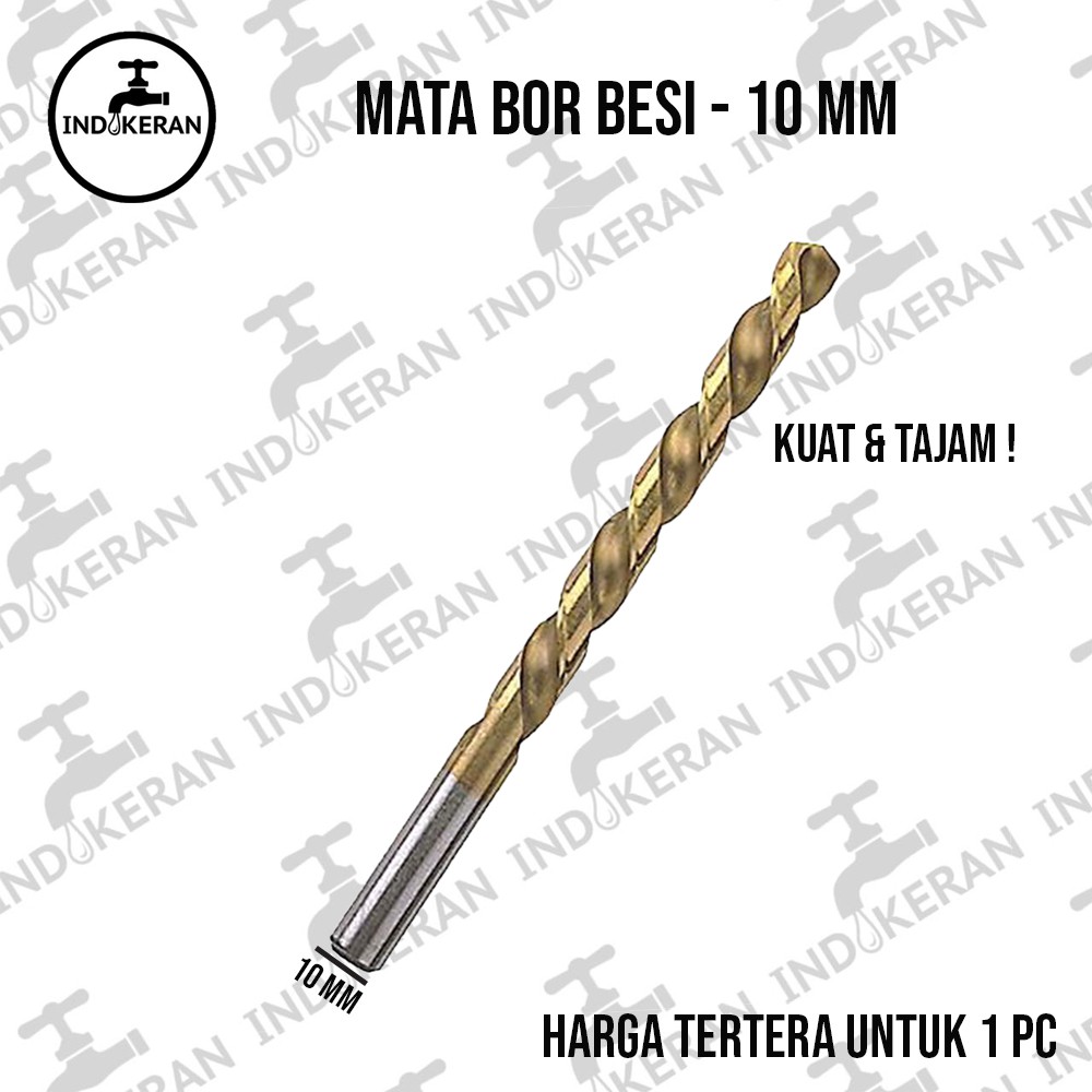 INDOKERAN - Mata Bor Besi - 10 mm - High Quality