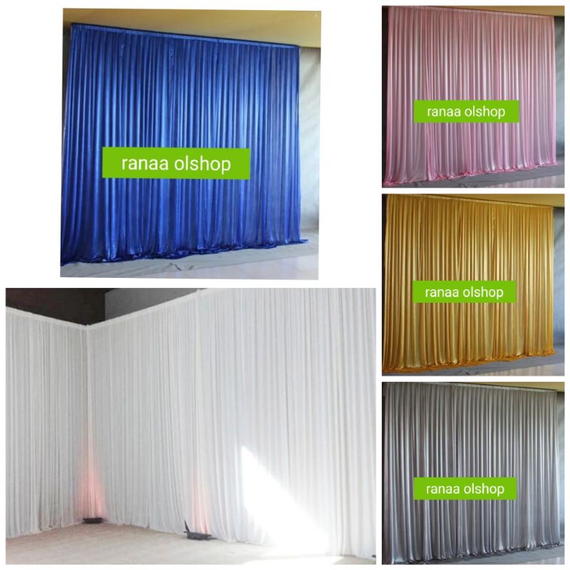 Backdrop rempel tinggi 350cm lamaran background ulang tahun latar belakang dekorasi pesta hari raya 