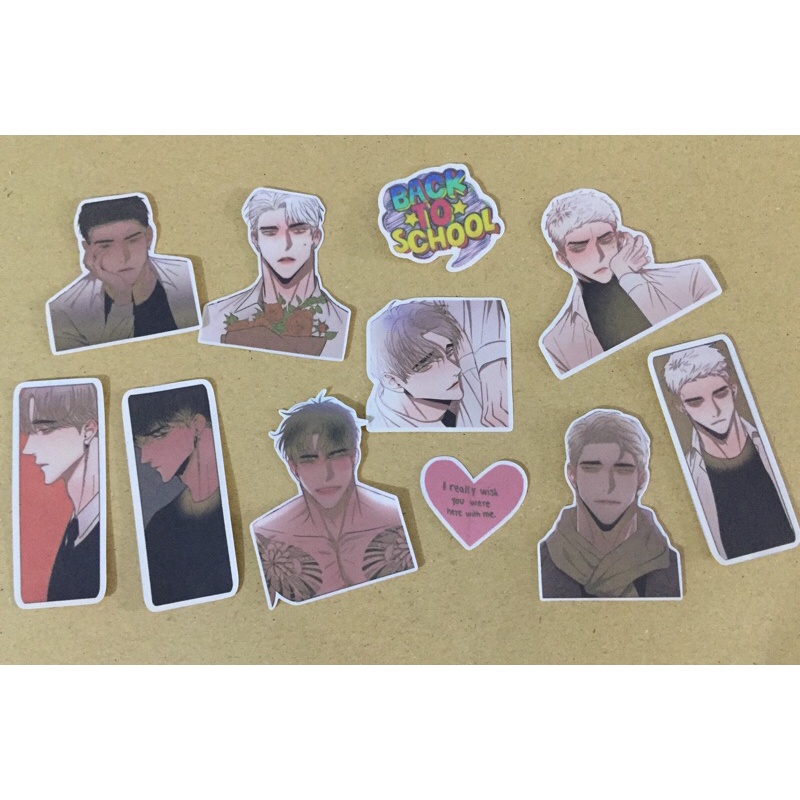 STIKER MANHWA BL YAOI BACK TO SCHOOL