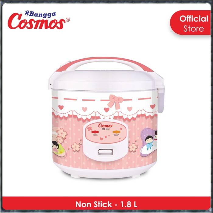 COSMOS Rice Cooker CRJ-3232 2 Liter / Magic Com CRJ3232 / CRJ 3232 terbaru