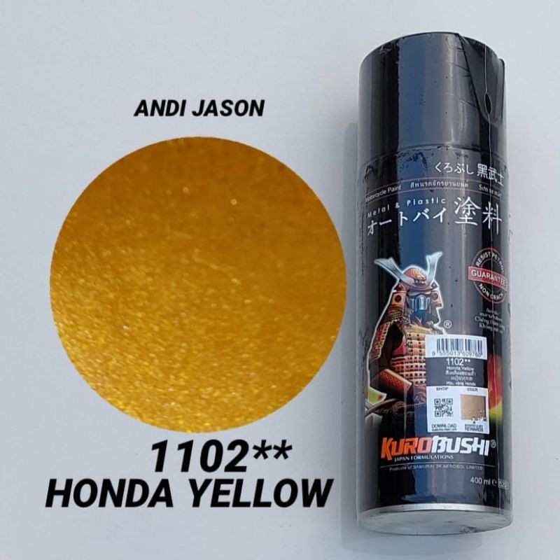 CAT SEMPROT SAMURAI PAINT 400 CC NO 1102** HONDA YELLOW