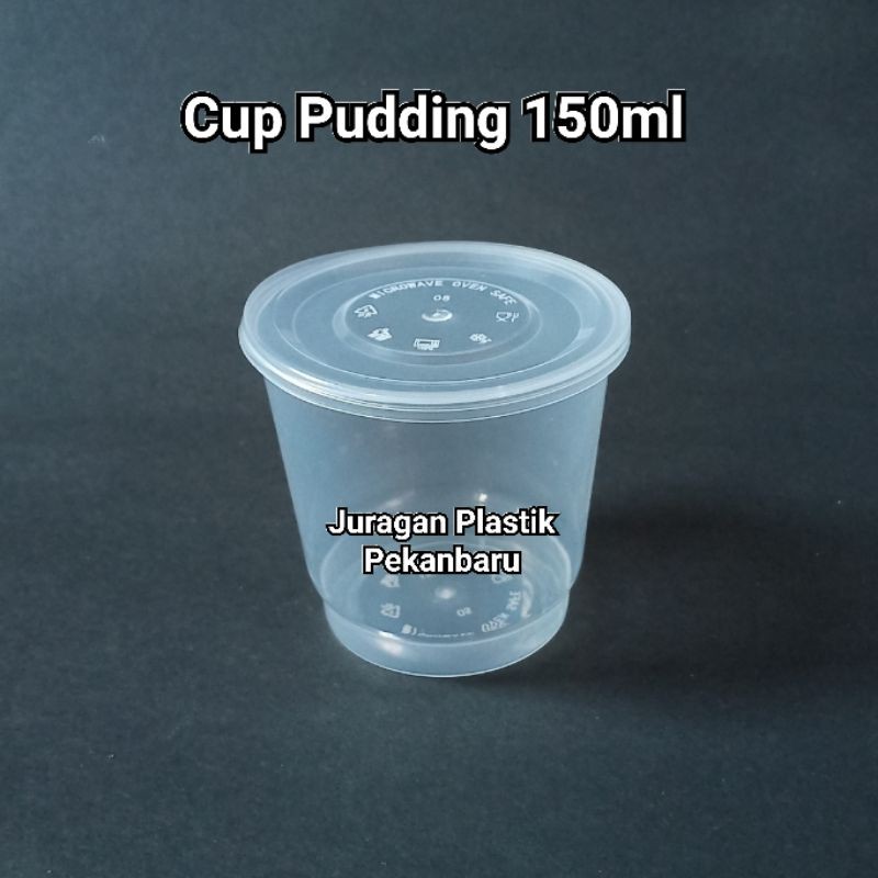 Jual 150ml Cup Plastik Pudding Thinwall Selai Es Krim Jasuke Sambal Agar Agar Isi 25pcs 0833