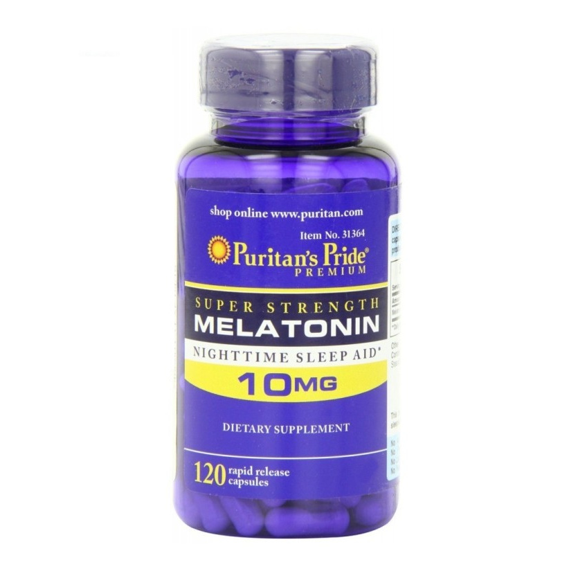 Puritan's Puritan Melatonin 10 mg 10mg Max Super Strength Puritans 120