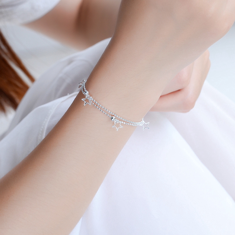 Fashion Aksesoris S925 Sterling Silver Foot Chain Bentuk Desain Kepribadian Sederhana Gelang Serbaguna