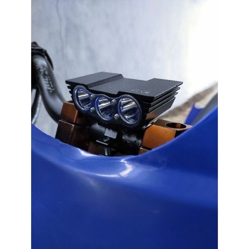 Lampu tembak sorot OWL mini 30watt cree 3 mata 12volt - 80volt