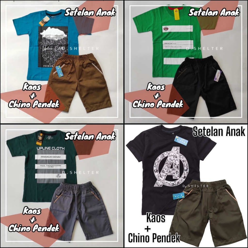 (PART 8) STELAN ANAK LAKI-LAKI 1 SAMPAI 10 TAHUN / SETELAN ANAK LAKI-LAKI/STELAN BAJU ANAK/SETELAN KAOS ANAK MURAH/DSHELTER