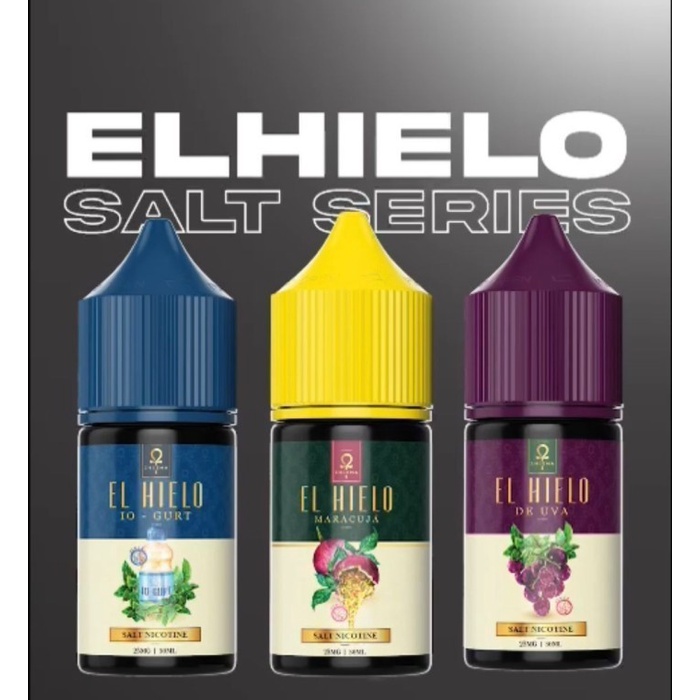 SALT NIC E-LIQUID OF EL-HIELO : MARACUJA &amp; IO-GURT 30ML 25MG - AUTHENTIC