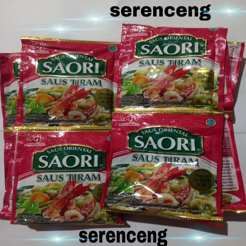 

saori saus tiram renceng isi 10 sachet