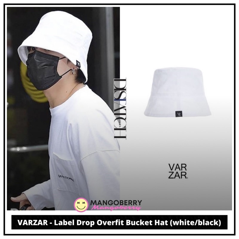 VARZAR - Label Drop Overfit Bucket Hat (as seen on BTS Jungkook JK)