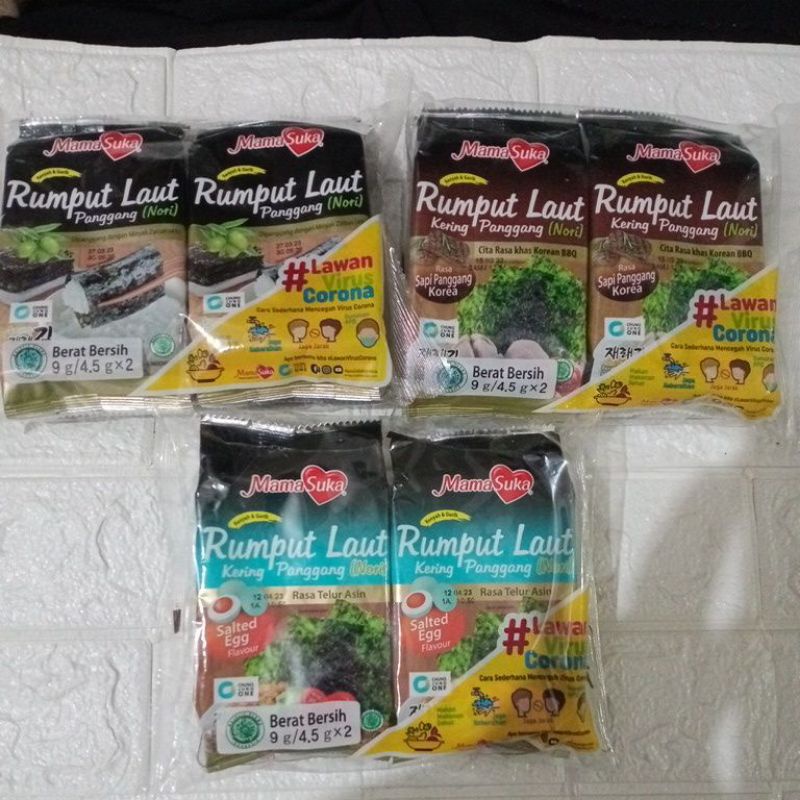 

rumput laut kering isi 2 / rumput laut enak/ rumput laut simple