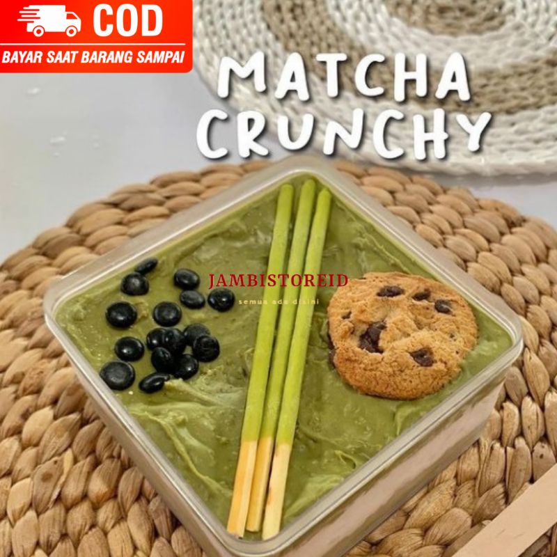 

(JAMBISTOREID) KHUSUS KOTA JAMBI JANGAN DIPESAN SEBELUM KONFIRMASI Dessert Box Kue Mini Rasa Matcha Crunchy Green Tea Jambi