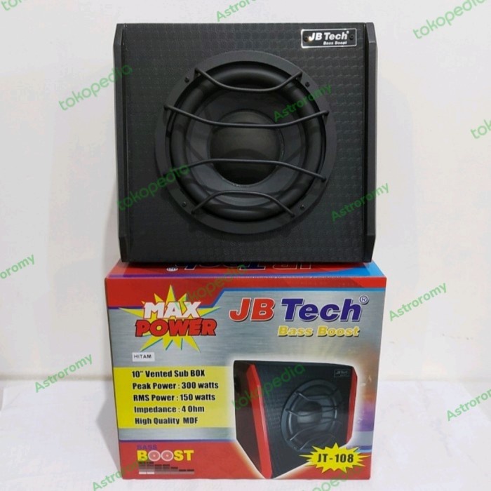 BASSTUBE SUBWOOFER AKTIF JB TECH JT-108