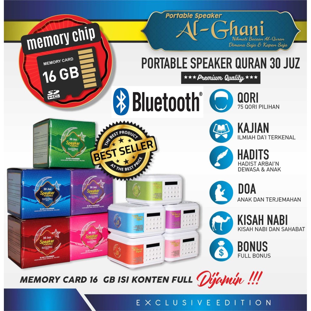 Advance Tp 600 Speaker Al Quran Advance Box Tebal Buku Panduan Cetak Chip 16 Gb Sb Isi Full Shopee Indonesia