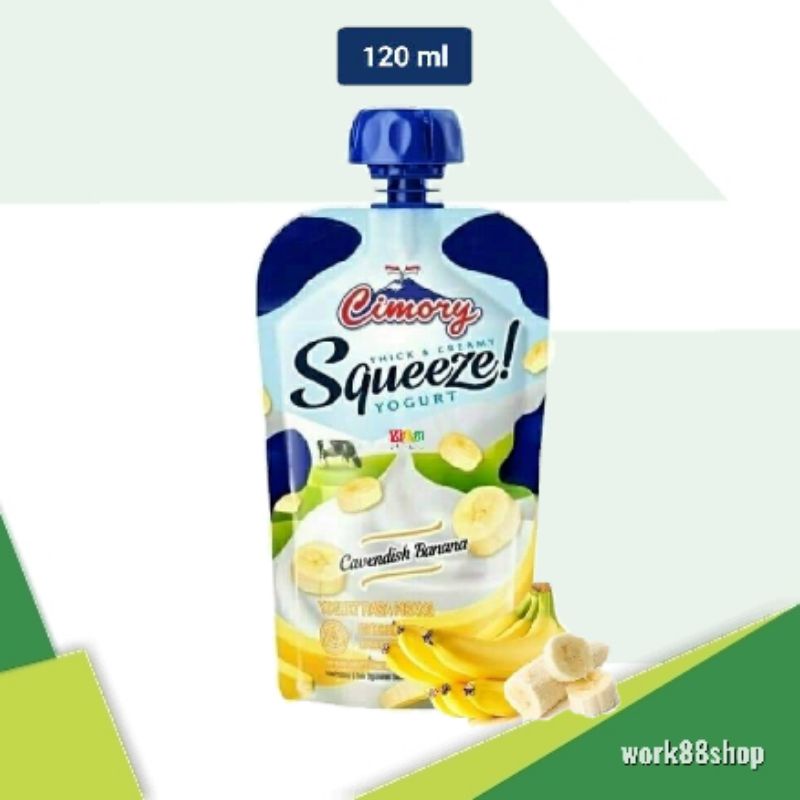 

Cimory Yogurt Squeeze Cavendih Banana 120ml