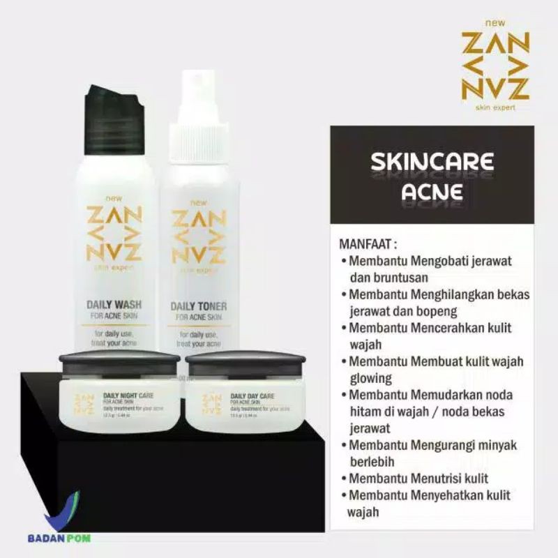 NEW ZAN SKINCARE ACNE, NORMAL DAN GLOWING