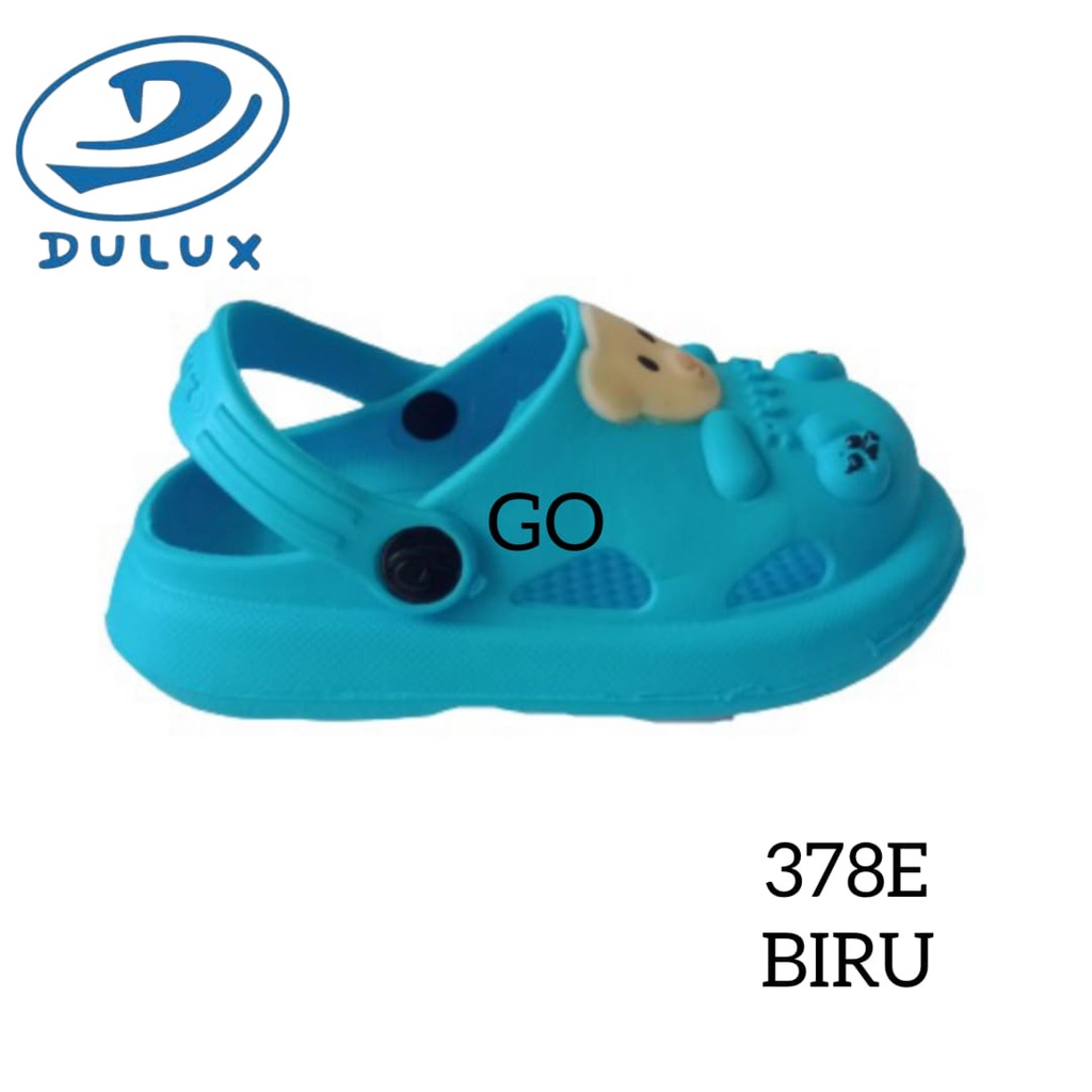 gos DULUX 378E Sandal Baim Anak Laki Laki Karakter Boneka Bear lucu terbaru Sandal Anak Selop Tali belakang