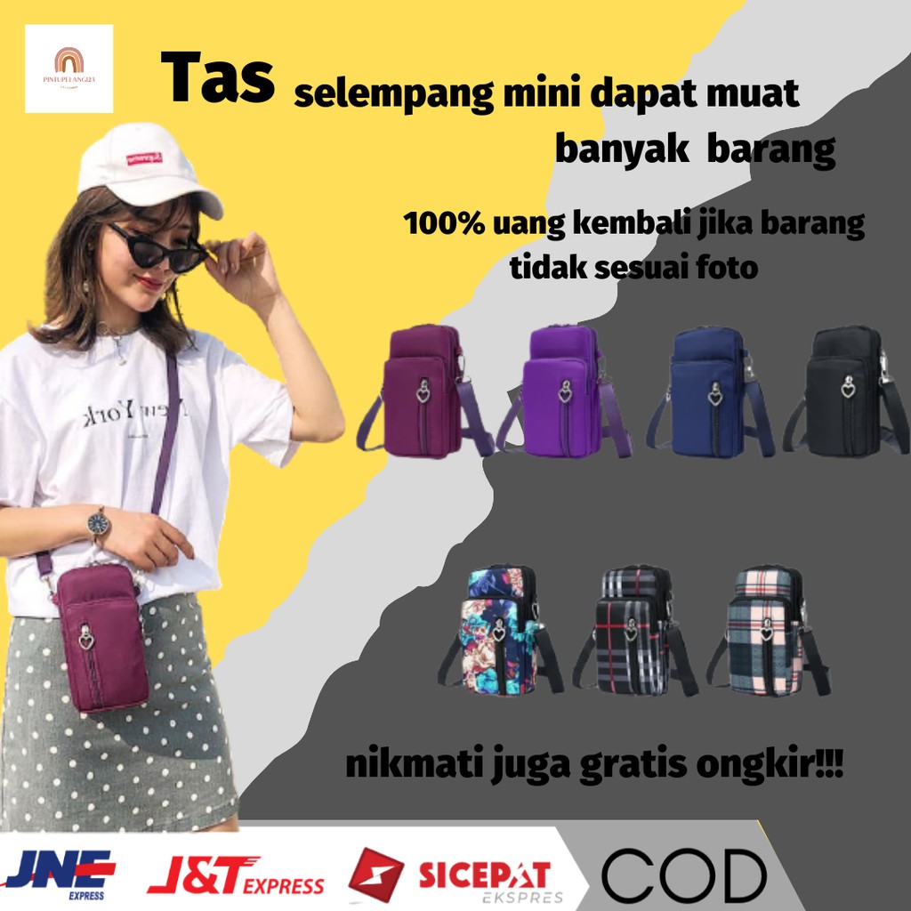 Tas Selempang Wanita Mini Tas Selempang Cewek Kekinian Simple Dan Kekinian Banyak Varian Berkualitas