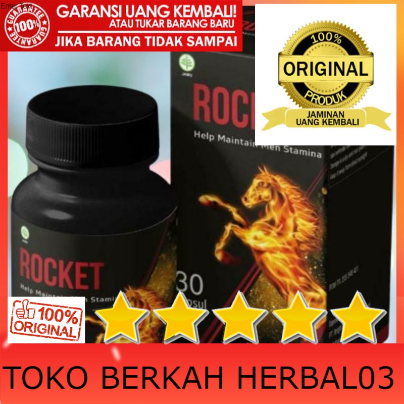 100% ASLI ROCKET OBAT KUAT PRIA 100% ORIGINAL AMPUH PENAMBAH STAMINA