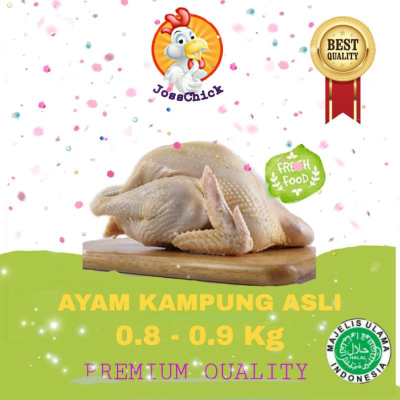 

Ayam Kampung Asli 0.8 - 0.9 kg