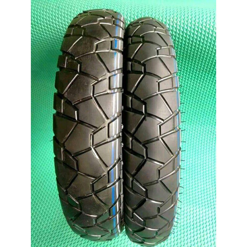 BAN SECOND sepasang ring 14 merk Aspira primino semi trail Ukuran 80/90 dan 90/90 ring 14 tubles
