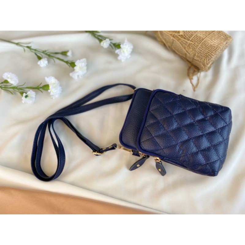 tas selempang tas hp kulit sapi original