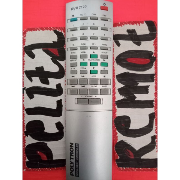 Remote DVD PLAYER karaoke Polytron original terlengkap