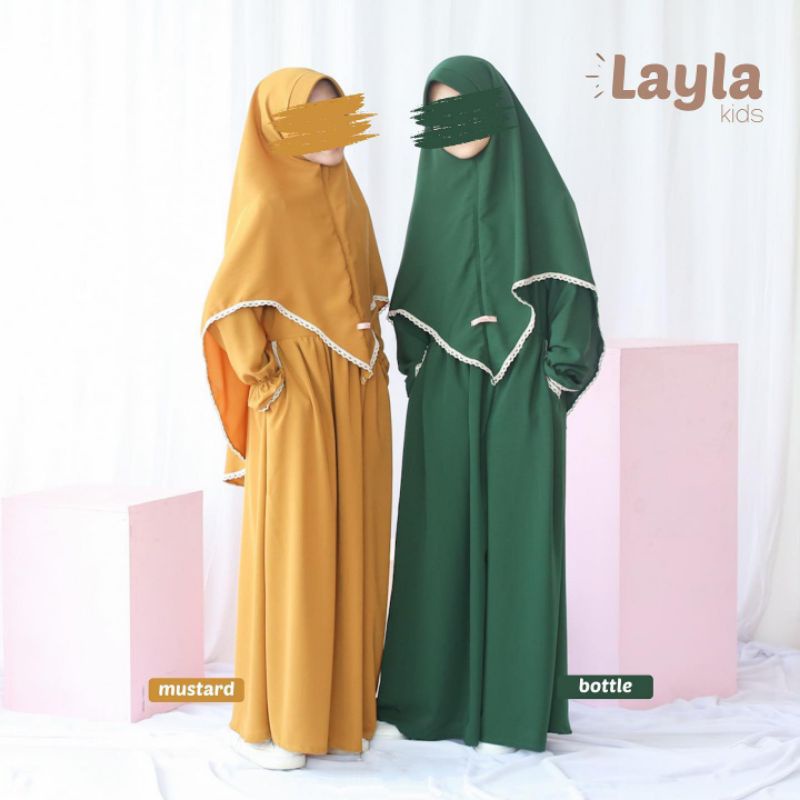 DRESS MUSLIM ANAK 5-6 TAHUN/AYLA KIDS/KIDS FASHION MUSLIM ANAK PEREMPUAN/GAMIS ANAK TERBARU/LAYLA KIDS/FAR MOSLEMSTORE