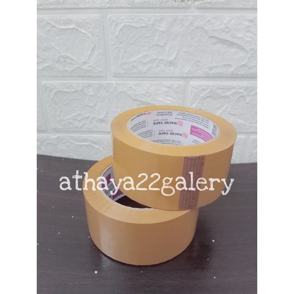 

Lakban Nachi Tape Coklat OPP (48mm x 100yard)