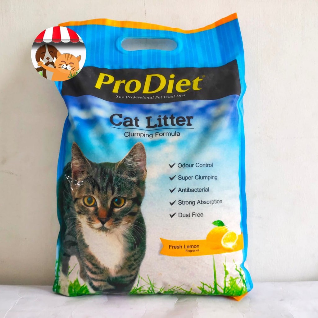 Pasir Kucing Gumpal Prodiet Hygiene Scented Cat Litter 5L Best Quality