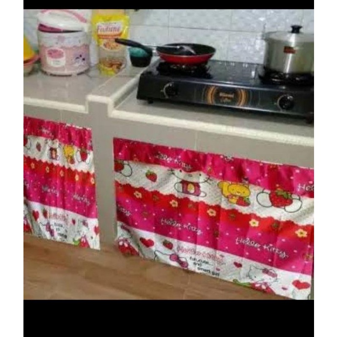 gorden kolong dapur karakter. 70x96cm.khusus batam