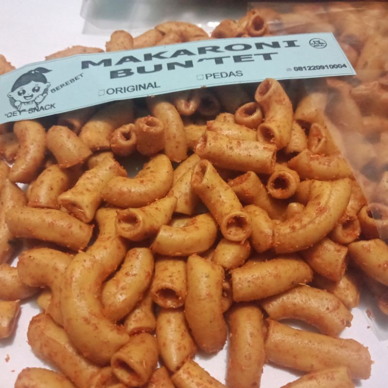 

MAKARONI BANTET MAKRONI KRIUK 250gr RASA MANTAP