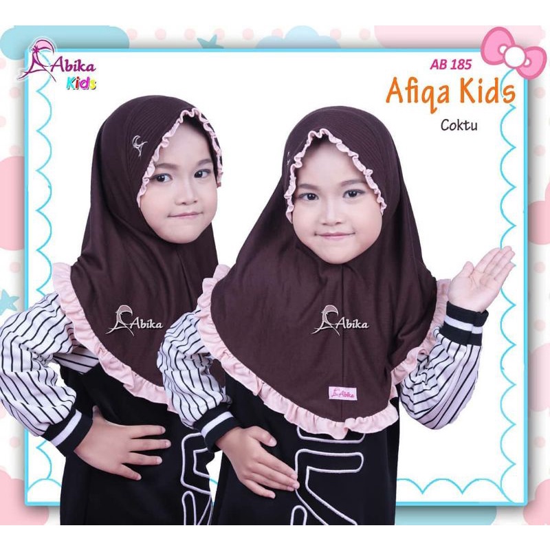 HIJAB ANAK TK ABIKA TINGGAL SLOP