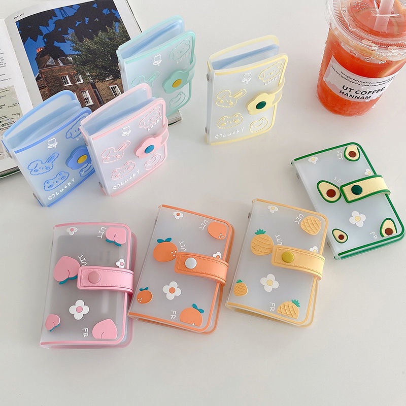 ONLYONE12 Dompet Kartu Transparan Tempat Kartu / Card Holder Motif Karakter Lucu / Card Holder Women / Card Holder Korea / Dompet Kartu Muat Banyak