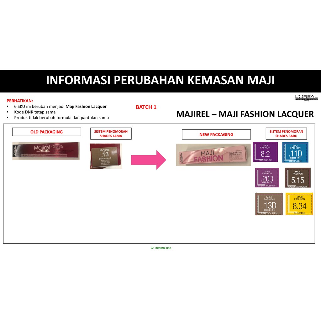 L'oreal Majirel / Loreal Majirel50 ml / Cat Rambut Loreal / Loreal hair color / Pewarna rambut