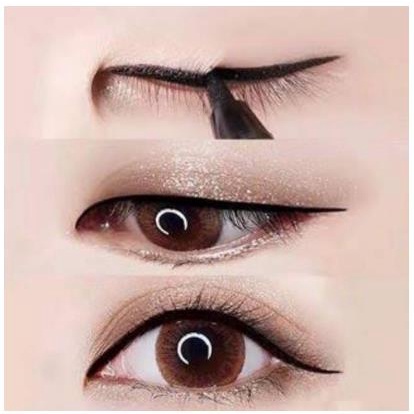 * NCC * Evany Esenses Eyeliner Waterproof Stay On Eye Liner Make Up Mata