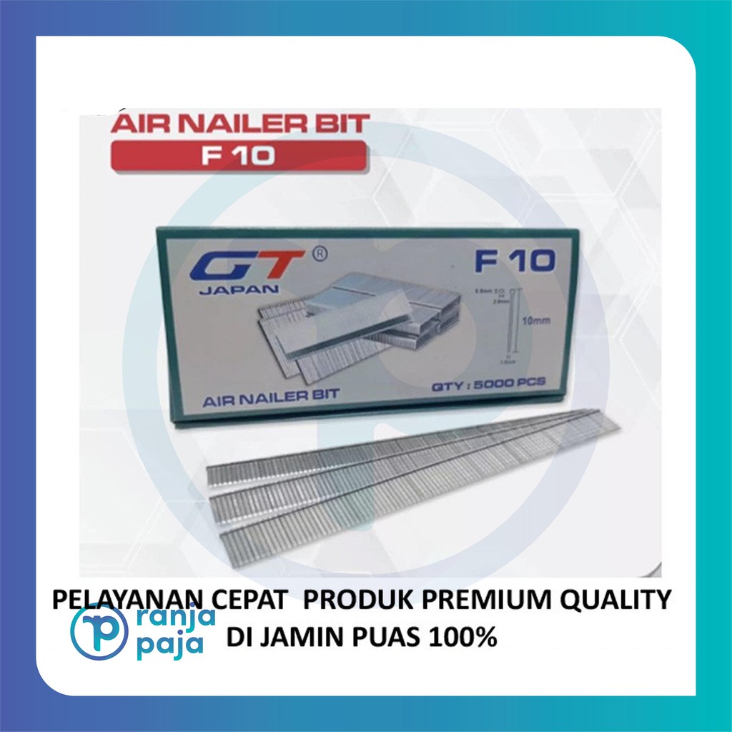 

Air Nailer Bit Staple F10 / Refill Paku Tembak Staples Model Lurus