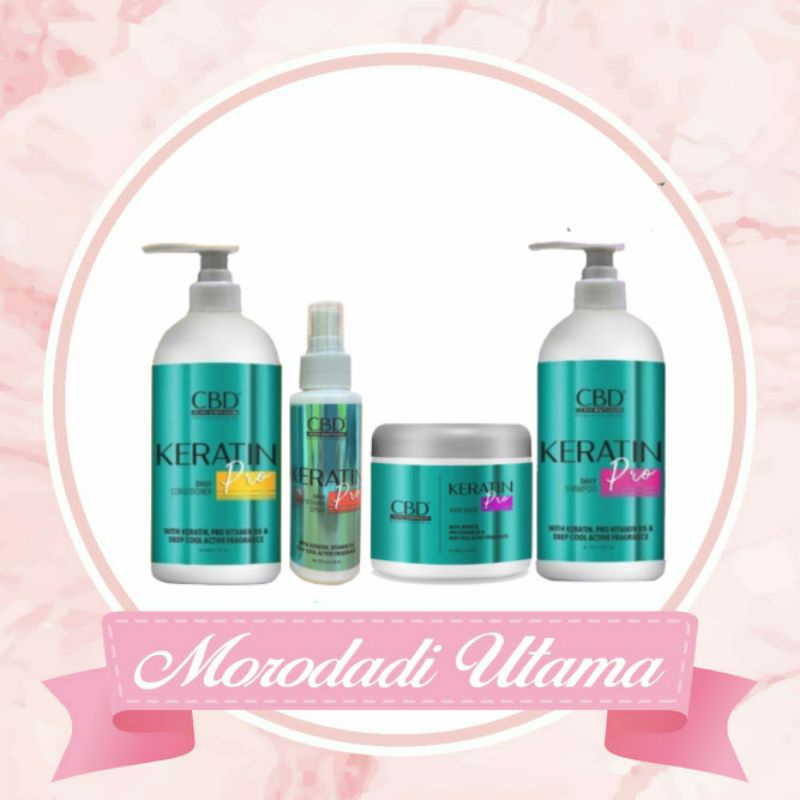 Paket CBD Keratin Hair Treatment free gift